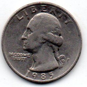 Granny Estate Find - 1985 Washington Clad-composition Quarter